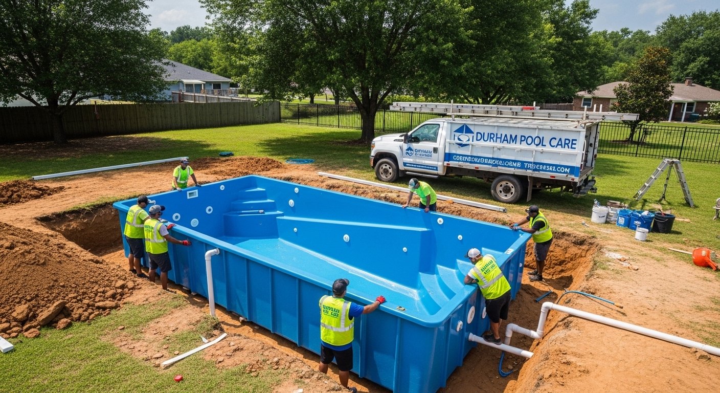 Fiberglass Pool Installation in Durham, NC